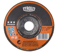 TYROLIT RONDELLER DxH 125x22,23 Pour les métaux non ferreux, forme : 29RON (Rondeller®), art. 34300412 x25 morceau