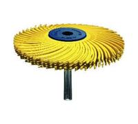 TYROLIT TYROLIT Brosse radiale à arbre, diamètre 51x6,4 mm A220 rouge brun type TC, S6x40 mm Quantité:1