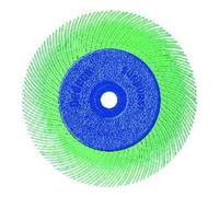 TYROLIT TYROLIT Brosse radiale, diamètre 150 x 12,7 x 25,4 mm P 36 brun, type TA Quantité:1