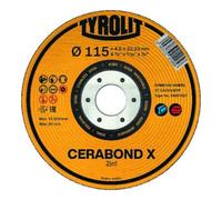 TYROLIT TYROLIT Disque à ébarber CERABOND X 230x4mm CA24Q-BFK Quantité:1