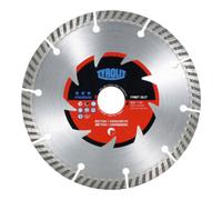 Disque diamanté pour rainureuse Ø 125 mm Alésage 22,23 mm C3R Hauteur des segments 7 mm Épaisseur des segments 2 mm