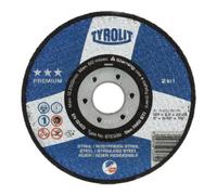 Disques Gamme technique "PREMIUM" acier et inox pour meuleuse-D 230mm-épaisseur 2,5 mm TYROLIT