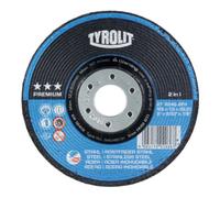 TYROLIT TYROLIT Disque d'ébarbage PREMIUM***«2 en 1», ⌀ disque x largeur de disque : 178X8 mm Quantité:1