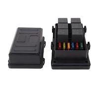 TYTOGE Boîte de Relais étanche, Boîtier en Nylon, Kit de Relais de Bloc de Fusibles, 41 Bornes Solides pour Voiture Automatique