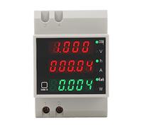 TYTOGE Compteur de Puissance sur Rail DIN, Affichage Numérique AC80-300 V 100 A Temps de Réponse Rapide Opération Facile Transformateur intégré Ampèremètre Voltmètre pour l'industrie