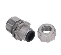 TYTOGE Connecteur de Tuyau de Dépoussiérage, Connecteur de Passage de Mur en Alliage D'aluminium avec Valve à Impulsion pour Pipeline de Conteneur scellé (1 Pouce)