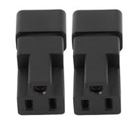 TYTOGE Convertisseur C14 Mâle vers 5 15R Femelle, Cuivre PVC IEC320 C14 Mâle vers Nema 5 15R Femelle, Alimentation 10A 125V, Imprimante Ignifuge