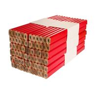 TYTOGE Ensemble de Crayons de Charpentier, Outil de Travail du Bois | 72 pièces, bois de peuplier durable, conception conviviale, polyvalent pour le bricolage