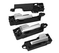 TYTOGE Ensemble de Poignées de Porte de Voiture, Pièces de Rechange en | Construction ABS durable, finition chromée lisse, idéal pour Ford , MKZ, Milan.