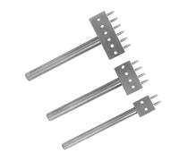 TYTOGE Ensemble d'outils de Poinçonnage d'espacement, Poinçon pour Cuir | Matériau en acier, adapté au cuir, trous uniformes et soignés, résistant aux chocs, tailles multiples