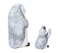 TYTOGE Figurine de Pingouin en Résine, Ornement Mignon de Statue de Pingouin Parent Enfant Résistant aux Intempéries, pour la Décoration de la Maison et du Jardin, Intérieur et Ex