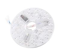 TYTOGE Kit d'éclairage LED pour Ventilateur de Plafond 15W 5,3 Pouces | Base en aluminium, Dissipation thermique efficace, 3 températures de couleur, Facile à installer, Polyvalent pour les
