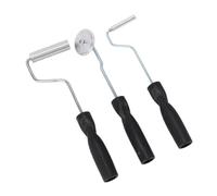 TYTOGE Kit D'outils de Rouleau en Fibre de Verre, Ensemble de 3 Pièces avec Conception à Rayures Croisées en Spirale pour éliminer les Bulles dans le Stratification de Résine, pou