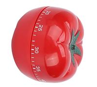 TYTOGE Minuterie Mécanique à Remontage de 60 Minutes, Compte à Rebours Rotatif en Forme de Tomate Mignonne
