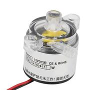 TYTOGE Pompe à Eau Submersible, Débit 12V 2L/min | Fonctionnement économe en énergie et silencieux, adapté aux aquariums, fontaines, utilisation extérieure et intérieure