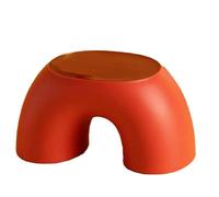 TYTOGE Tabouret pour Enfants, Repose-Pieds pour Enfants Couleur Vive Multifonctionnel Pratique en Douceur pour Le Salon pour la Maternelle (Rouge)