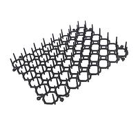 TYTOGE Tapis de Dissuasion pour Chats, 12 Pièces, Tapis à Pointes en Plastique pour Une Utilisation Intérieure et Extérieure pour éloigner Les Chats et Les Chiens, avec Un Design