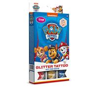 TyToo Set de tatouages à paillettes Paw Patrol pour garçon