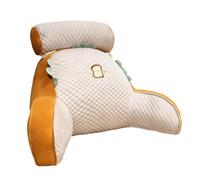 TYUKXJH Oreiller de lit, Repose-Coin Assis pour Le Soutien du Dos, Oreiller de Bras de Chaise de lit Portable Respirant, Oreiller Assis avec Oreiller de Cou Amovible pour Les Jeux, la Lecture, Le
