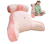 TYUKXJH Oreiller de lit - Repose-coin assis pour le soutien du dos,Oreiller de dossier moelleux détachable avec support de bras, oreiller de dos d'oreiller assis pour les livres de jeu de lit de repos