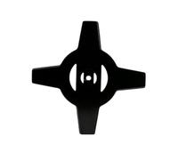 TYVSBCXDFR Lame De Tondeuse À Gazon, Lame De Rechange 3/4 Dents | For la taille du jardin et de la pelouse(Black 4Tooth 3Acc)