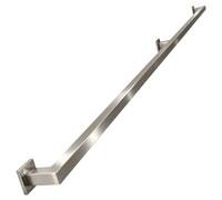 TYYCKJ Rambarde d'escalier Industrielle - Main Courante pour escaliers, rampes en Acier Inoxydable de 30 à 600 cm pour escaliers intérieurs, Barre d'appui antidérapante de sécurité (570 cm/19 pi)