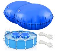 TZEKING 2PCS Coussin Gonflable de Piscine d'hiver,avec Corde de 15 m,Coussin de Piscine,Coussin De Piscine d'hiver,Oreiller de Piscine d'hiver,pour la Plupart des Piscines,Spas,Fontaines
