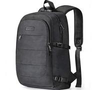 Tzowla Sac a Dos Antivol Ordi Portable pour Homme et Femme,Sac à Dos Ordinateur PC Etanche avec Port de Chargement USB et Verrou et Smart Tracker Tag pour Ordinateur Portable de 15/15,6 Pouces-Noir
