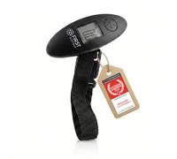 TZS First Austria - Pèse-Bagage Digital Portable - jusqu'à 40 kg, Unités kg/lb - Balance de Voyage avec Fonction Tare, Indicateur de Surcharge, Arrêt Automatique & Écran LCD - Pour les Voyages - Noir