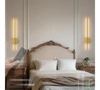 TZSMUM Applique Murale LED Intérieure Lampe Murale avec Interrupteur et Télécommande Luminaire Mural Dimmable Touch Control Éclairage Mural USB Rechargeable pour Escalier Salon (Or,2 Pièces)