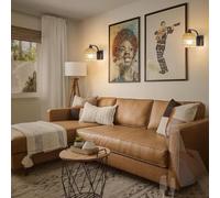 TZSMUM Rétro Intérieur RGB Applique Murale avec Télécommande Dimmable Éclairages Murales USB Rechargeable Rotin Lampe Murale Créatif Lecture Décoration pour Chambre à Coucher (2 Pièces,Noir)