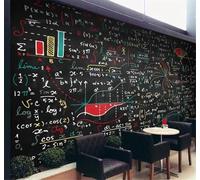 Tzxztt Créatif Dessin À La Main Couleur Craie Tableau Noir Papier Peint 3D Moderne Soie Texturée Haut De Gamme Idéal Pour Le Salon Et La Chambre à Coucher-400cm×280cm