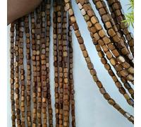 TZYYAO Rideau De Perles en Bois Massif 50x120cm 60x180cm 80x220cm,Rideau De Perles en Bois Et Bambou pour Porte Séparateur De Pièce,Rideau De Porte Moustiquaire,Personnalisable,WxH-90strands-90x210cm