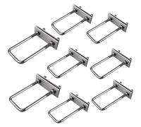 U-Boulons, Boulons en U 8 Pièces, U-Bolts En Acier Inox, U-Boulon M8 Avec éCrou Plaque De Cadre Et Rondelle, Pour Jardin, Plomberie Fixe, Bricolage, Caravane