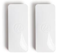 U Brands Effaceur magnétique en feutre pour tableau effaçable à sec, 5 x 12,7 x 2,5 cm, blanc, design moderne léger (Lot de 2)