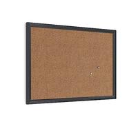 U Brands Tableau d'affichage en liège, 43,2 x 58,4 cm, cadre en bois noir (026U00-01)