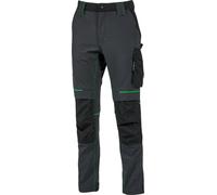 PANTALON DE TRAVAIL 'ATOM' GRIS/VERT, marque UPOWER, taille M