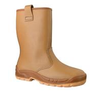 U-POWER Bottes d'hiver sans fermeture Jalartic SAS T. 47 beige cuir AP-23 S3 SRC EN ISO Quantité:1