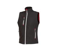 U-Power Gilet Softshell CLIMB – Tissu stretch, léger, coupe-vent et imperméable – Noir XL