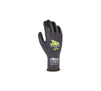 U-POWER Flex Gris, Gants de travail de sécurité respirants avec doublure en nylon Spandex, paume en Nano mousse de nitrile - Tg. 8 (M)
