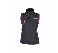 U-Power Gilet de travail SATURN LADY Grey Fucsia PE181GF