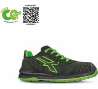 U-POWER Island UK, chaussures de sécurité, légères et confortables, nylon extrêmement respirant, protection contre les coups de couteaux, insert Infinergy, avec embouts en aluminium - 36