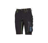 U-Power MERCURY LADY, Short cargo coupe ajustée, demi-pantalon, avec taille élastiquée, grandes poches avant et latérales, tissu respirant et à séchage rapide (Black Carbon 3XL)