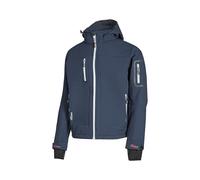 Veste softshell U-Power Metropolis, couleur : bleu foncé, taille : XL