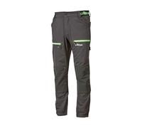 U-Power Pantalon de Travail été Stretch Horizon - Gris/Vert XL - FR (46) - EU (52) - Vêtements de Travail