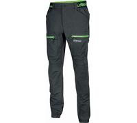 U-POWER Pantalon de travail Harmony gris asphalte / vert XL