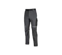 U-Power Pantalon de Travail Slim WORLD - Gris/Vert