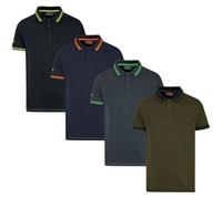 U-power - Polo De Travail Way En Coton Stretch Coupe Slim Vert S