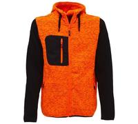 U-power Rainbow Work Sweatshirt Zippé à L'Intérieur En Polaire Douce Orange L