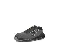 U-POWER Rep UP SCUDO PLUS, Chaussures de sécurité, Baskets unisexes légères et anti-crevaison, Semelle bast, Insert Infinergy, avec embouts en aluminium (Black 39)